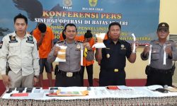 Polres Nunukan Amankan 5 Tersangka Sabu Asal Makassar