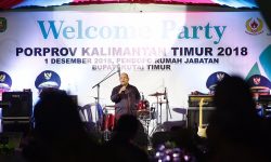 Welcome Party Porprov VI, Bupati Kutim Sambut Hangat Undangan