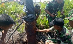 Temui Warga, TNI Berencana Meledakkan Mortir Jenis Bom di Sangatta