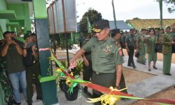 Danrem 091/ASN Bangga Dandim Nunukan Bangun Asrama Secara Swadya