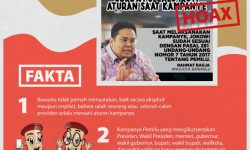 Hoaks, Meme “Jokowi Selalu Ikuti Aturan Saat Kampanye”