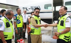 Irianto Lambrie Lepas Penerbangan Perdana Bersubsidi dari Tarakan