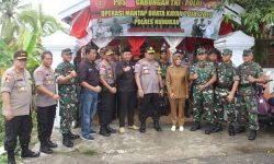 Pemilu 2019, Kapolda Kaltara dan Bupati Nunukan Tinjau Pos Gabungan TNI-Polri