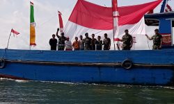 Cinta Tanah Air, 30 Kapal se-Nunukan Meriahkan Pawai Bendera