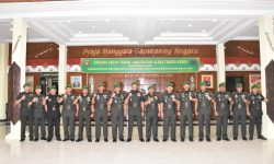 Danrem 091/ASN Pimpin Sertijab 14 Pejabat TNI Kaltim dan Kaltara