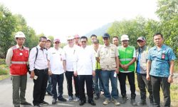 Gubernur Cek Pengerjaan Peningkatan Jalan Bulungan-Malinau