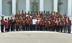 Bertemu Presiden Jokowi, Tokoh Papua dan Papua Barat Sampaikan 10 Permintaan