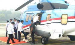 Kunjungi Lokasi Karhutla di Riau, Presiden: Kalau Sudah Kejadian Sulit Memadamkannya