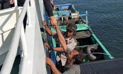 Mesin Kapalnya Rusak, Nelayan  Indonesia Diselamatkan Polisi Merin Malaysia