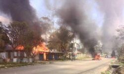 Kericuhan Berlangsung di Wamena, ‘Kantor Bupati Dibakar’