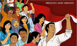 Presiden Jokowi Ajak Pemuda Bergandengan Tangan Gerakkan Indonesia