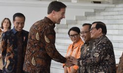 Suasana Serba Batik Saat Presiden Jokowi Terima Kunjungan PM Belanda Mark Rutte