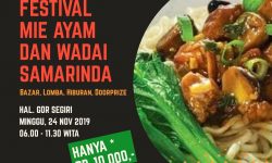 Warga Samarinda Dimanjakan Festival Mie dan Wadai di Minggu Pagi