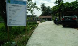 Miliaran Dana untuk Peningkatan Jalan Dalam Gang di Tiga Kecamatan