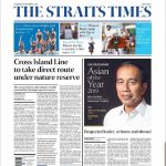 The Straits Times Singapura Pilih Presiden Jokowi Sebagai ‘Asian of the Year 2019’