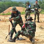 Asah Kemampuan, Prajurit TNI AD Dilatih Menembak Senjata Lintas Lengkung
