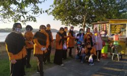 IWSS Bagikan Masker, KKSS Sumbang Tandon Cuci Tangan