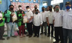 Bagikan Paket Sembako, Pemkot Samarinda Gunakan Jasa Ojek Online