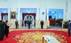 Presiden Jokowi Lantik Muhammad Syafruddin Jadi Ketua MA di Istana Negara