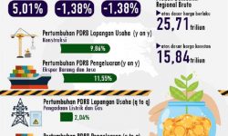 Ekonomi Kalimantan Utara Triwulan I-2020 Turun  1,38 Persen
