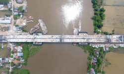 Jembatan Ogan Masuki Pengecoran Akhir, Tol Kayu Agung-Palembang Tuntas Juli 2020