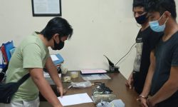 Dua Pemuda di Samarinda Ditangkap Usai Terima Paket Isi Ganja dari Medan