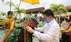 Gubernur Kaltara Sambut Mayjen TNI Heri Wiranto