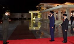 Presiden Jokowi Pimpin Apel Kehormatan dan Renungan Suci di TMP Kalibata