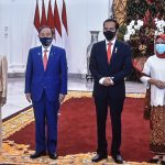 Presiden Joko Widodo Sambut PM Jepang Yoshihide Suga di Istana Bogor