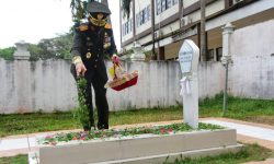 Kenang Pejuang, Korem 091/ASN Ziarah ke Makam Pahlawan Kusuma Bangsa