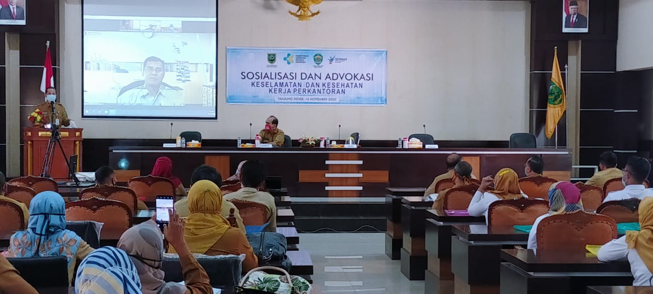 Dinkes Sosialisasi dan Advokasi K3 Perkantoran  Pemerintah 