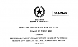 Ini Keppres tentang Perubahan Cuti Bersama Pegawai ASN Tahun 2020