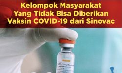 17 Kelompok Masyarakat Tidak Bisa Diberikan Vaksin COVID-19 Sinovac