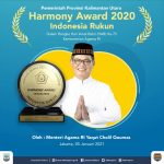 Kerukunan Terpelihara Baik, Kaltara Terima Harmony Award 2020