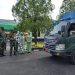 Dilepas Danrem 091/ASN, 3 Truk dan 3 Minibus Angkut Bantuan Korban Banjir di Kalsel