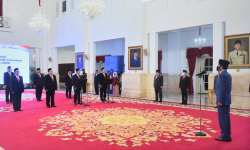 Presiden Jokowi Saksikan Pengucapan Sumpah/Janji Anggota Ombudsman Republik Indonesia
