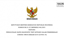 Tes Cepat Antigen Resmi Digunakan untuk Penyelidikan Epidemiologi