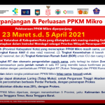 Pemerintah Perpanjang dan Perluas Pelaksanaan PPKM Mikro Hingga 5 April 2021