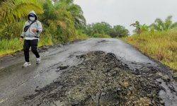 Baru Setahun Jalan Senilai Rp 4,2 Miliar di Sebatik Timur Sudah Rusak