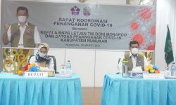 Kunjungi Nunukan, Kepala BNPB Serahkan Rapid Antigen, Masker dan Tawarkan Alat PCR