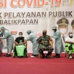 Pertama di Kalimantan, Driver Gojek di Balikpapan Divaksin Covid-19