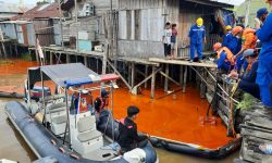 CPO yang Tumpah di Sungai Mahakam Dikabarkan Diangkut dari Kutai Timur