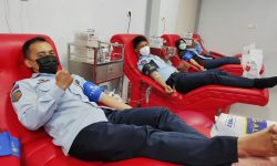 Penuhi Kebutuhan Darah di PMI Samarinda, Pegawai Rutan Ramai-ramai Donor