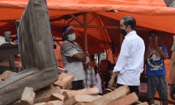 Presiden Tinjau Lokasi Terdampak Gempa di Kabupaten Malang