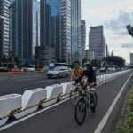 Polisi : Separator Jalur Sepeda dari Beton Berbahaya