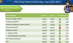 Nilai Tukar Petani Kaltara Bulan April 2021 Naik 0,54 Persen