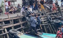 Ramai di Pelabuhan Klotok Balikpapan di Libur Lebaran Sama dengan Hari Biasa