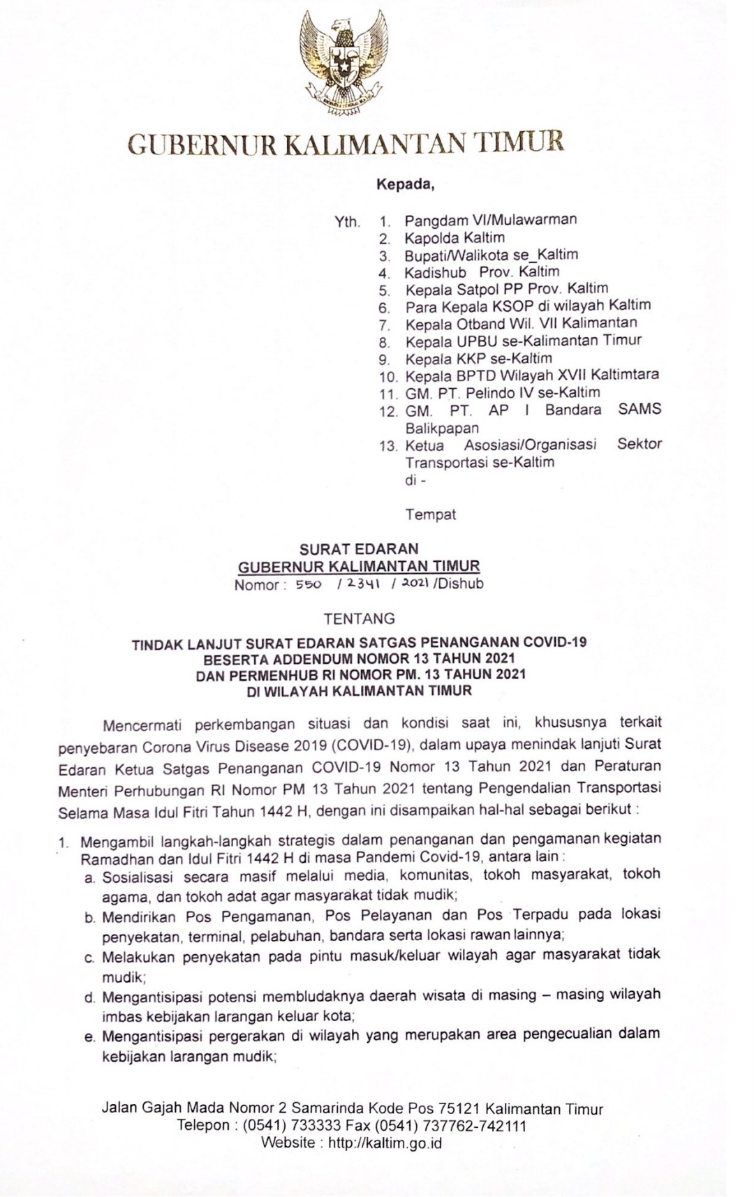 Warga Ramai Bahas Larangan Mudik Antar Daerah Di Kaltim Ini Penjelasan Pemprov Niaga Asia