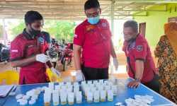 BNNK Nunukan Gelar Sosliasiasi dan Tes Urine di Desa Perbatasan Indonesia-Malaysia