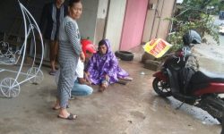 Lagi, Pemotor Terpelanting Hantam Lubang di Jalan Samarinda